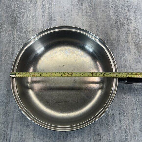 Vintage Vollrath LO-HEET Aristocrat Stainless Steel 10” Skillet Sauce Pan No Lid - Picture 10 of 10